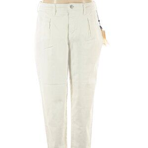 NWT NYDJ Optic White Cotton Lyocell High Rise Carrot Leg Ankle Jeans Size 10